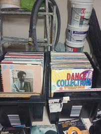 lotto di mix e compilation anni 80/90+45 giri