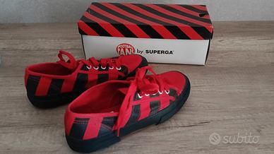 scarpe da tennis Superga rossonere 
