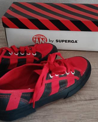 scarpe da tennis Superga rossonere 