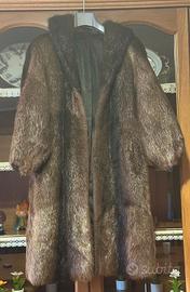 Vera pelliccia cappotto di visone taglia L- XL