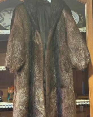 Vera pelliccia cappotto di visone taglia L- XL