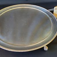 Vassoio vecchio Sheffield inglese