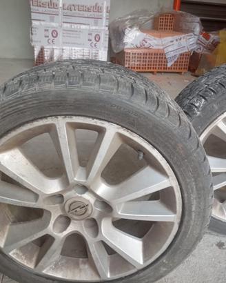 set completo gomme e cerchi Opel Zafira