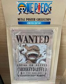 Targhe One Piece  metal