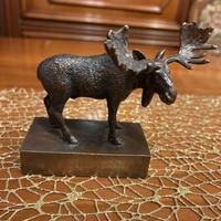 Alce in bronzo