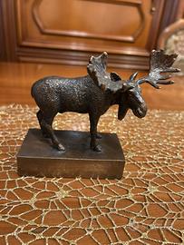 Alce in bronzo