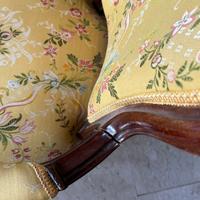 NUMERO 2 POLTRONE IN MOGANO INIZI DEL 900