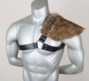 Spallaccio singolo pelliccia – Viking/medioevo NEW