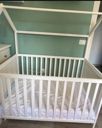 Lettino a Forma di Casa- Culla Co-sleeping -