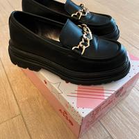 Mocassini neri Asso bambina misura 34