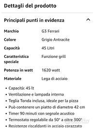 Forno elettrico Ferrari 