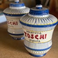 2 vasi Amarena Toschi Vignola Vintage.
