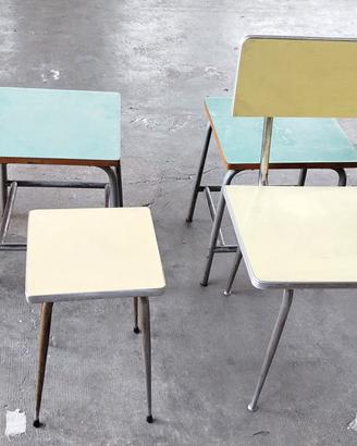 set di cinque pezzi vintage