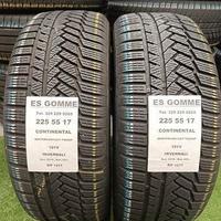 2 gomme 225 55 17 CONTINENTAL INV RIF1217