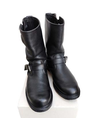 Walker Engineer Biker Boots Made USA Stivali 44