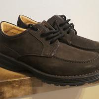 Scarpe da uomo in pelle Nabuk - marrone taglia 41
