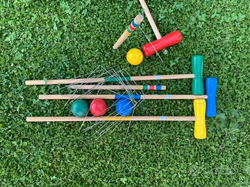 Gioco da cricket in legno