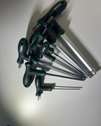 Utensili parkside lampada +  chiavi a T