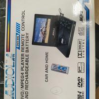 Lettore DVD portatile con batteria ricaricabile