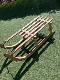 Slitta Davos vintage in legno anni ’70 – originale