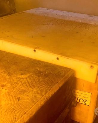 🔪 Ceppo in legno con piano aggiuntivo 🔪