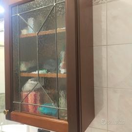 vetrinetta con mensole