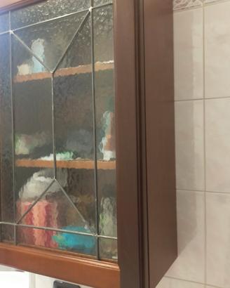 vetrinetta con mensole