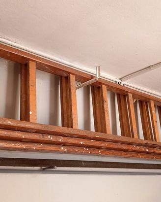 SCALA IN LEGNO 3 PEZZI ALLUNGABILE