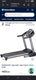 Tapis Touring Roulant + fascia cardio