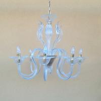 Lampadario in vetro 8 luci