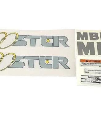 ADESIVI MBK BOOSTER 50 TRASPARENTE GRIGIO CHIARO E