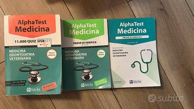 libri Alpha Test Medicina, Odontoiatria e Veterina