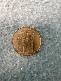 100 lire 1956