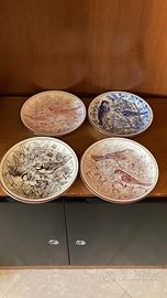 4 Piatti da appendere da collezione Tognana