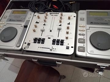 consolle dj gemini vintage 