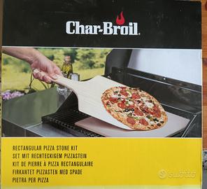 kit pizza rettangolare char-broil bbq