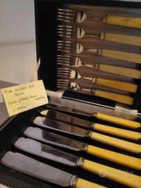 argento e osso - set per 6 pax 