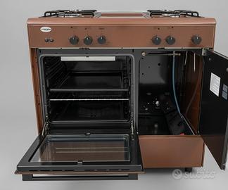 Cucina Glem Gas AER96MI3 – 4 Fuochi + Forno Maxi