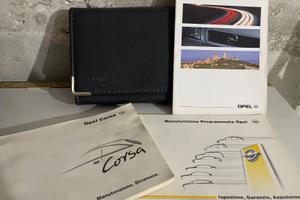 Libretto uso e manutenzione OPEL CORSA C