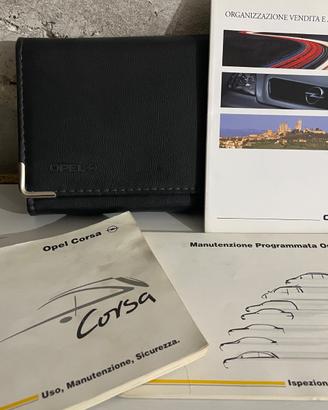 Libretto uso e manutenzione OPEL CORSA C