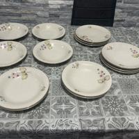 Servizio piatti vintage porcellana tedesca Rottene