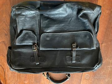 Cartella vintage in pelle