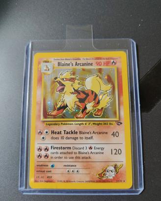 Carta Pokemon Blaine's Arcanine - Gym Challenge