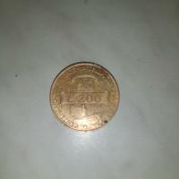 moneta 200 lire  centenario guardia di finanza