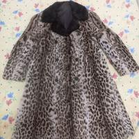 PELLICCIA DI OCELOT CON COLLO DI VISONE