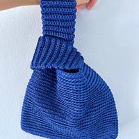 Borsetta blu lin cordino glitter