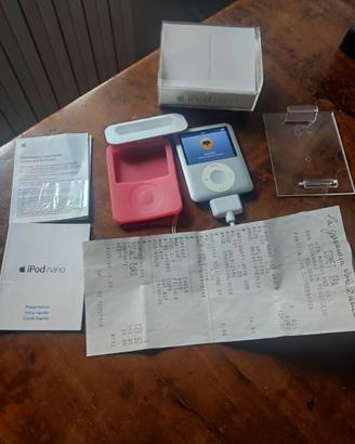 iPod Nano 4GB BOXED + Scontrino e Accessori