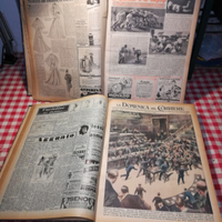 Due libri che raccolgono i giornali del corriere