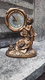 orologio da tavolo in ottone