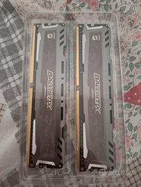 RAM Crucial Ballistix 16gb DDR4,3000MHz (2x8gb)